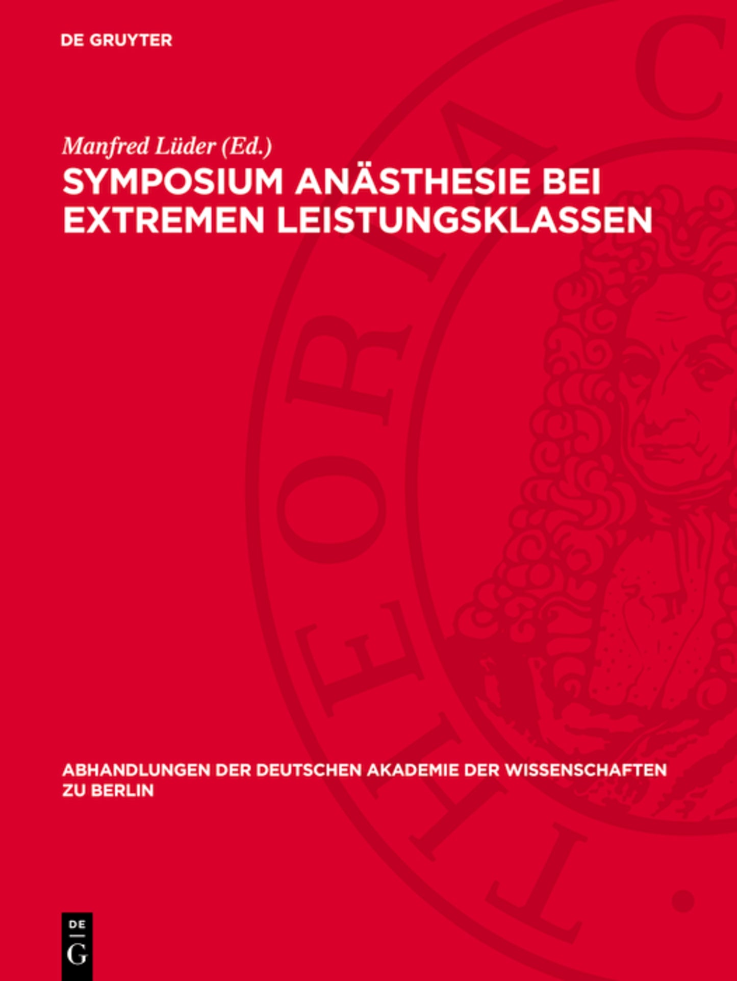 Symposium Anästhesie bei extremen Leistungsklassen