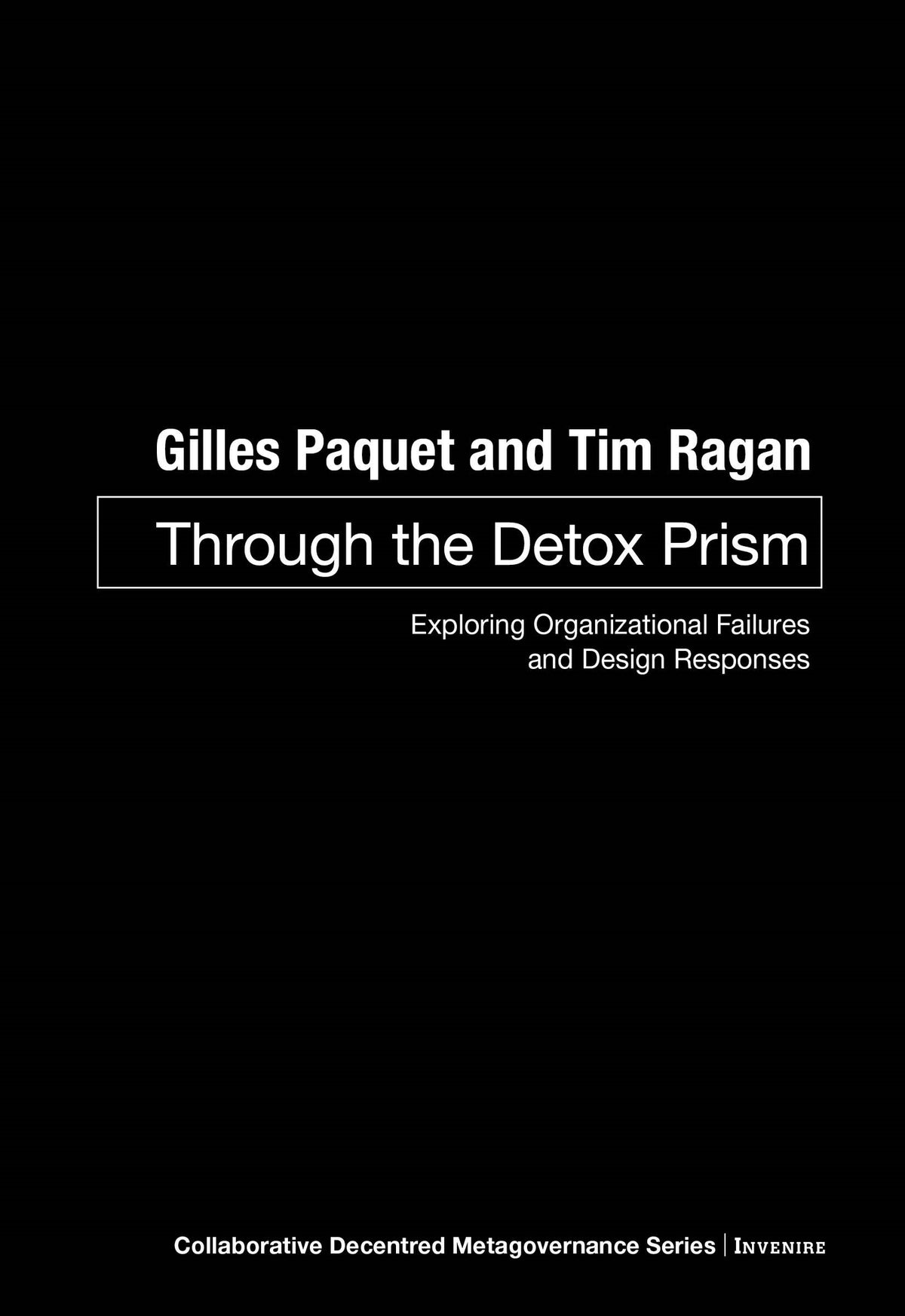 Cover image for Through the Detox Prism ISBN 9780776638829