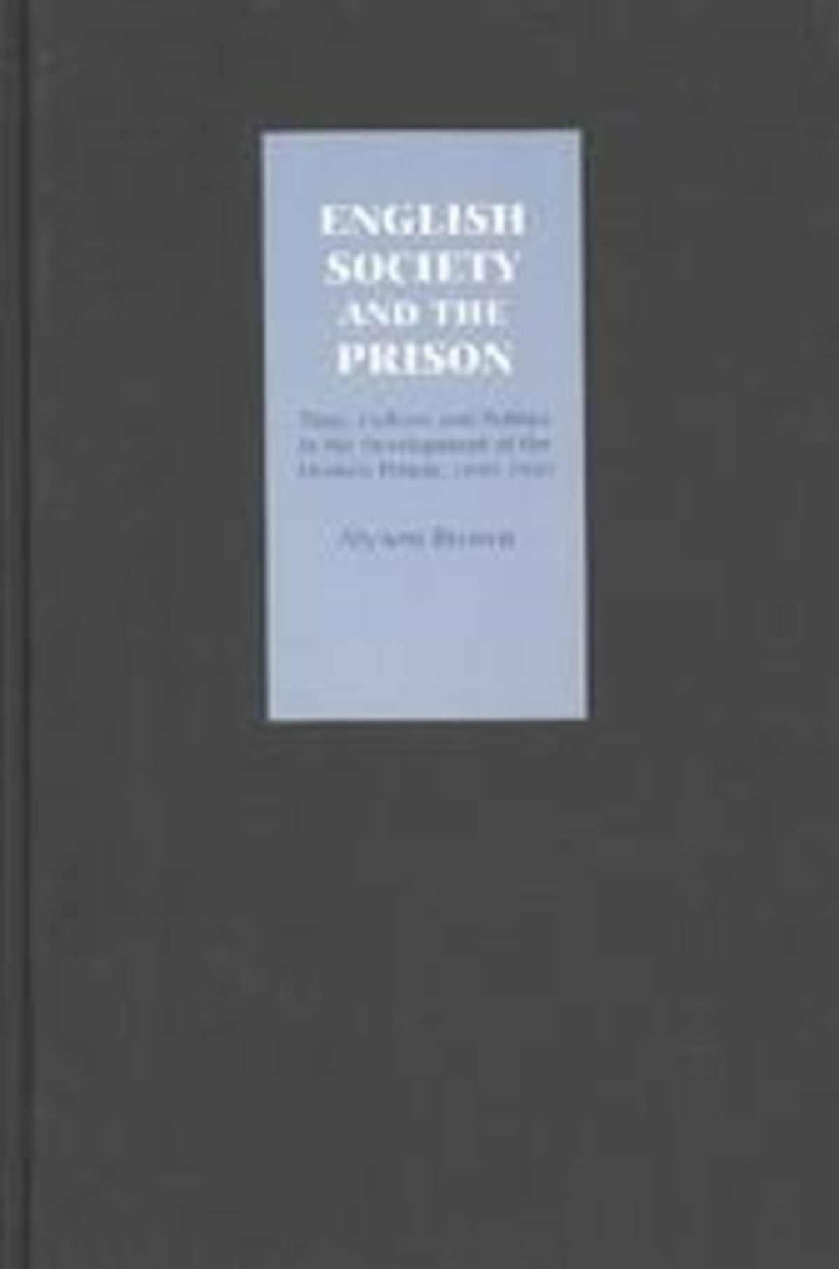 English Society and the Prison