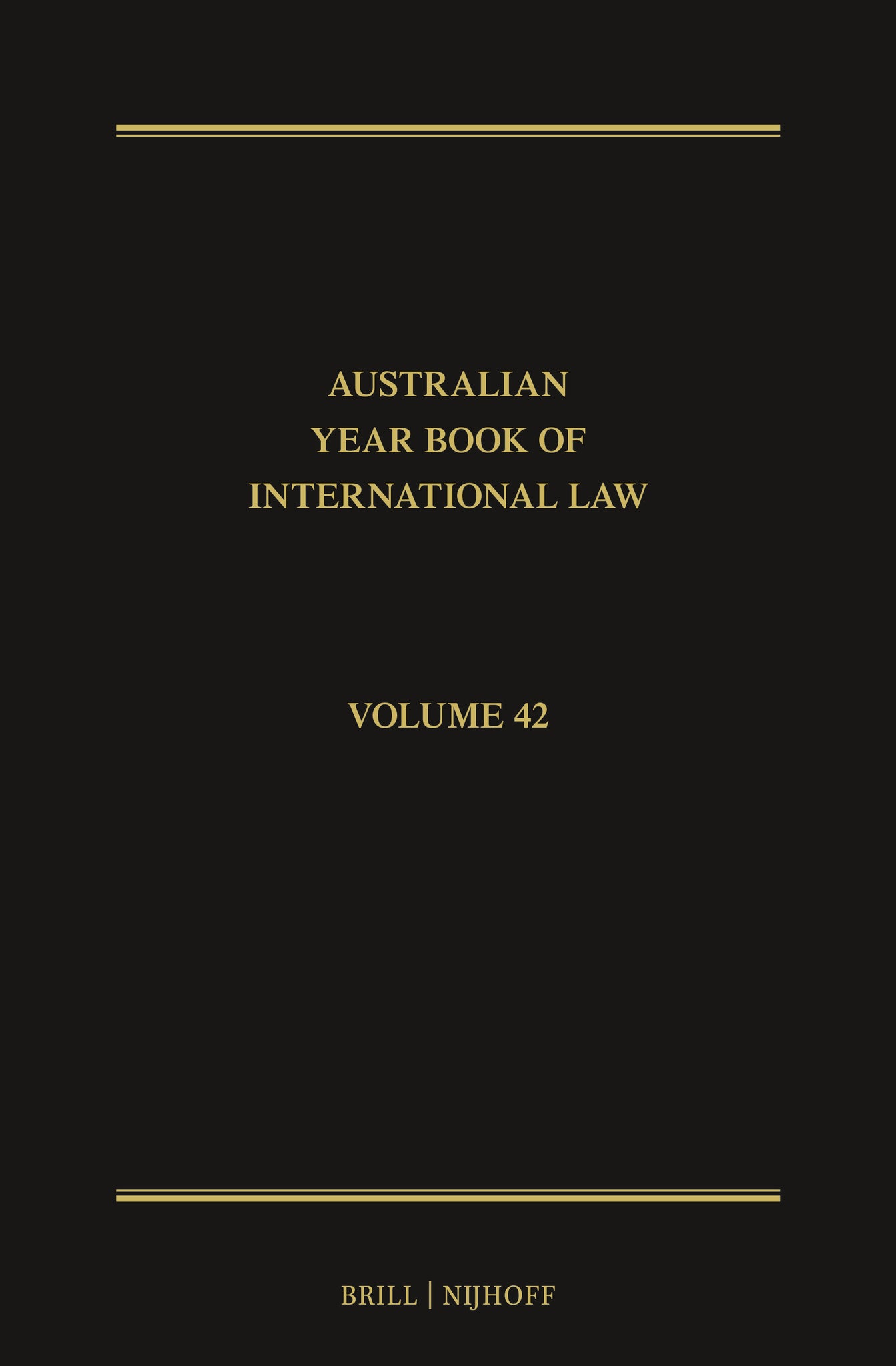 The Australian Year Book of International Law