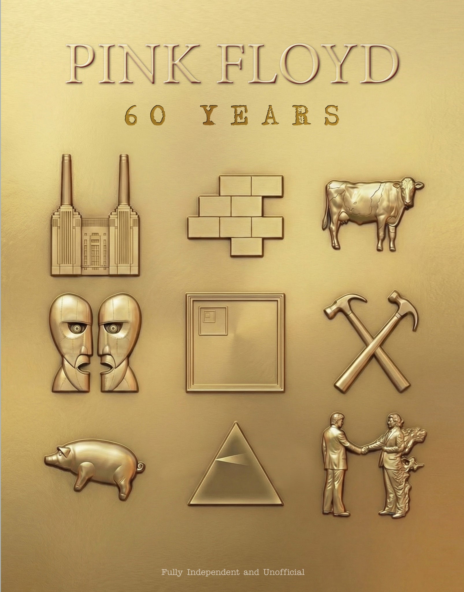 Cover image for Pink Floyd - 60 Years ISBN 9781917259781