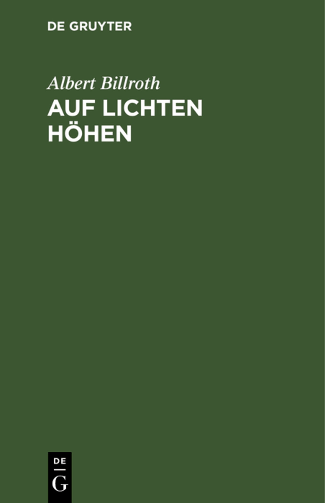Auf lichten Höhen