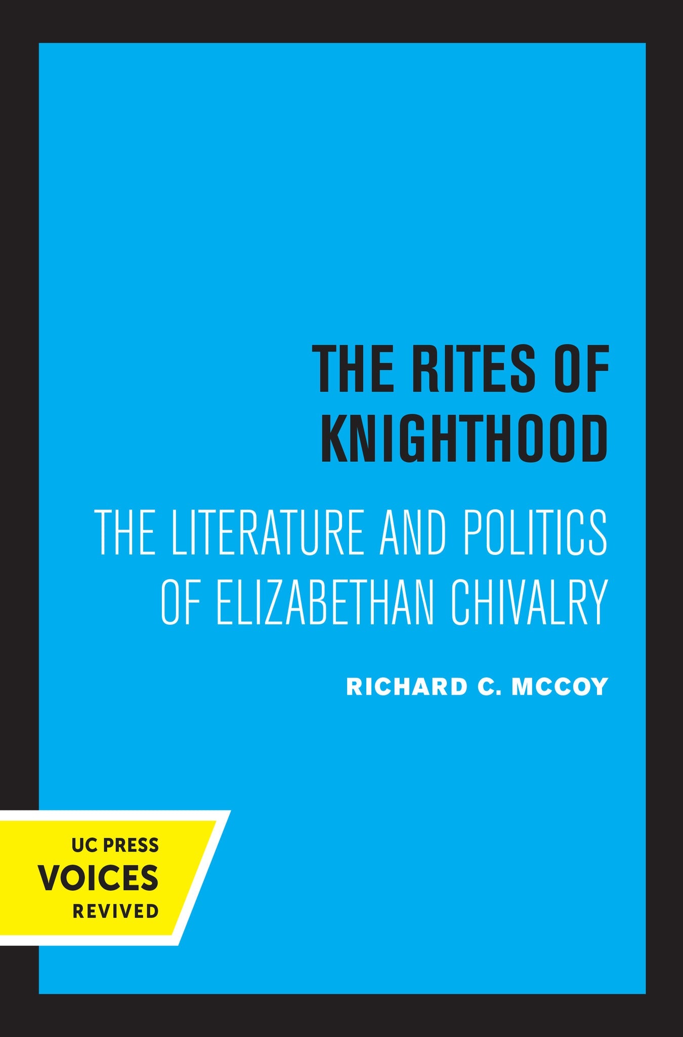 Cover image for The Rites of Knighthood ISBN 9780520370456