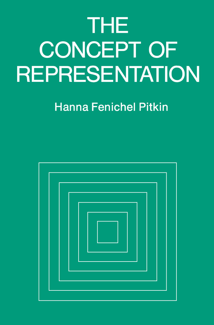 Cover image for The Concept of Representation ISBN 9780520340503