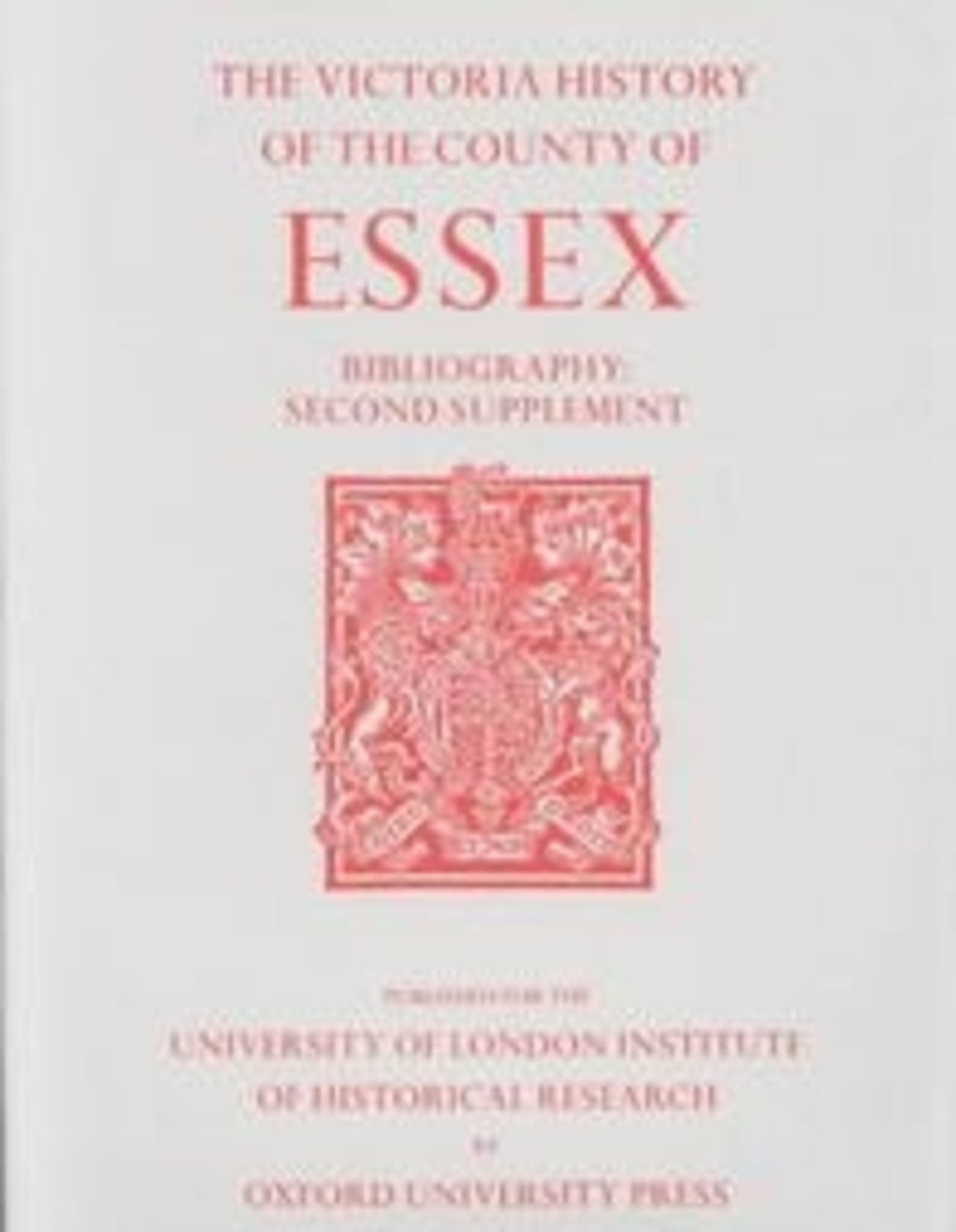 Cover image for A History of the County of Essex ISBN 9780197227947