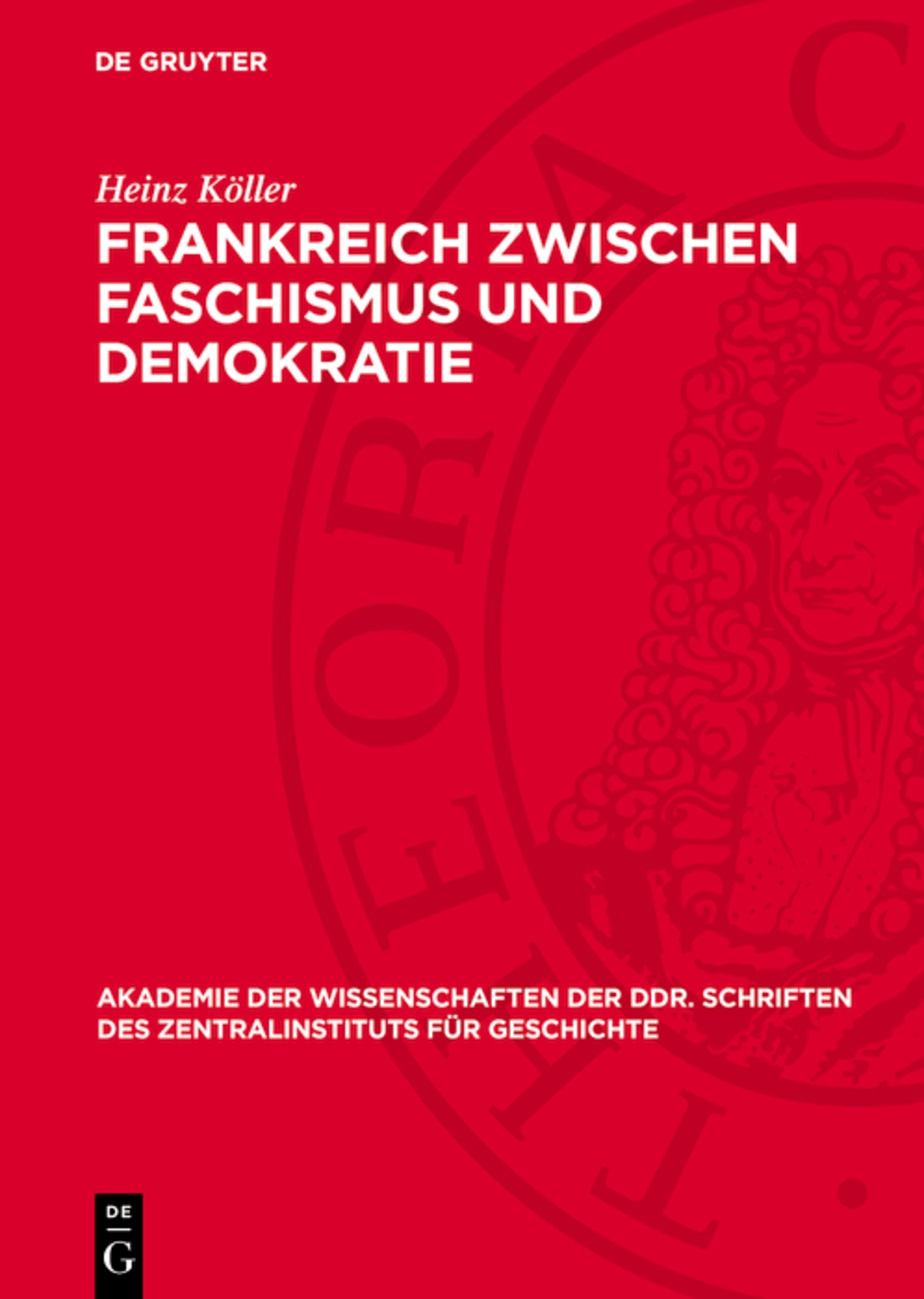 Frankreich zwischen Faschismus und Demokratie