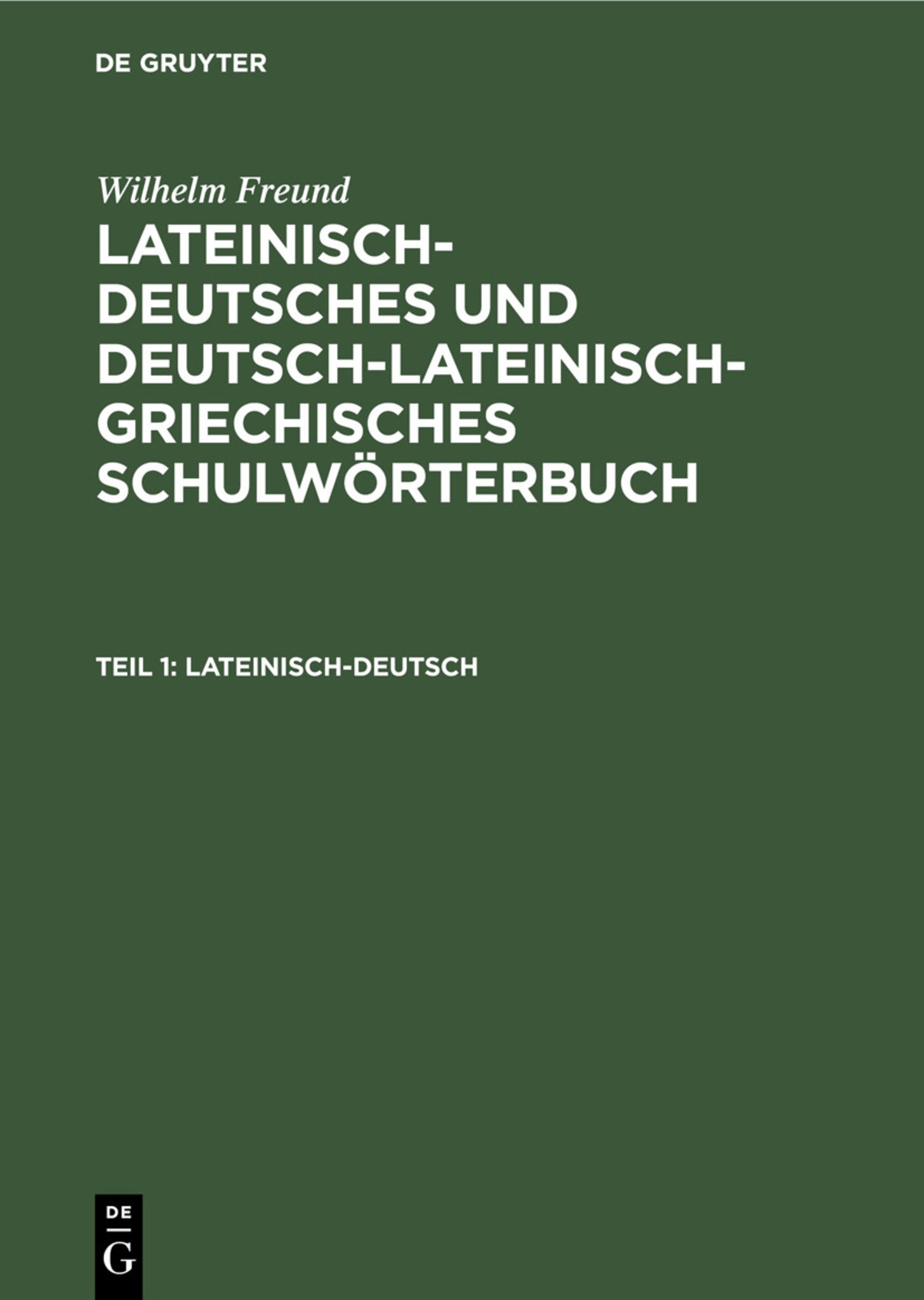 Lateinisch-deutsch