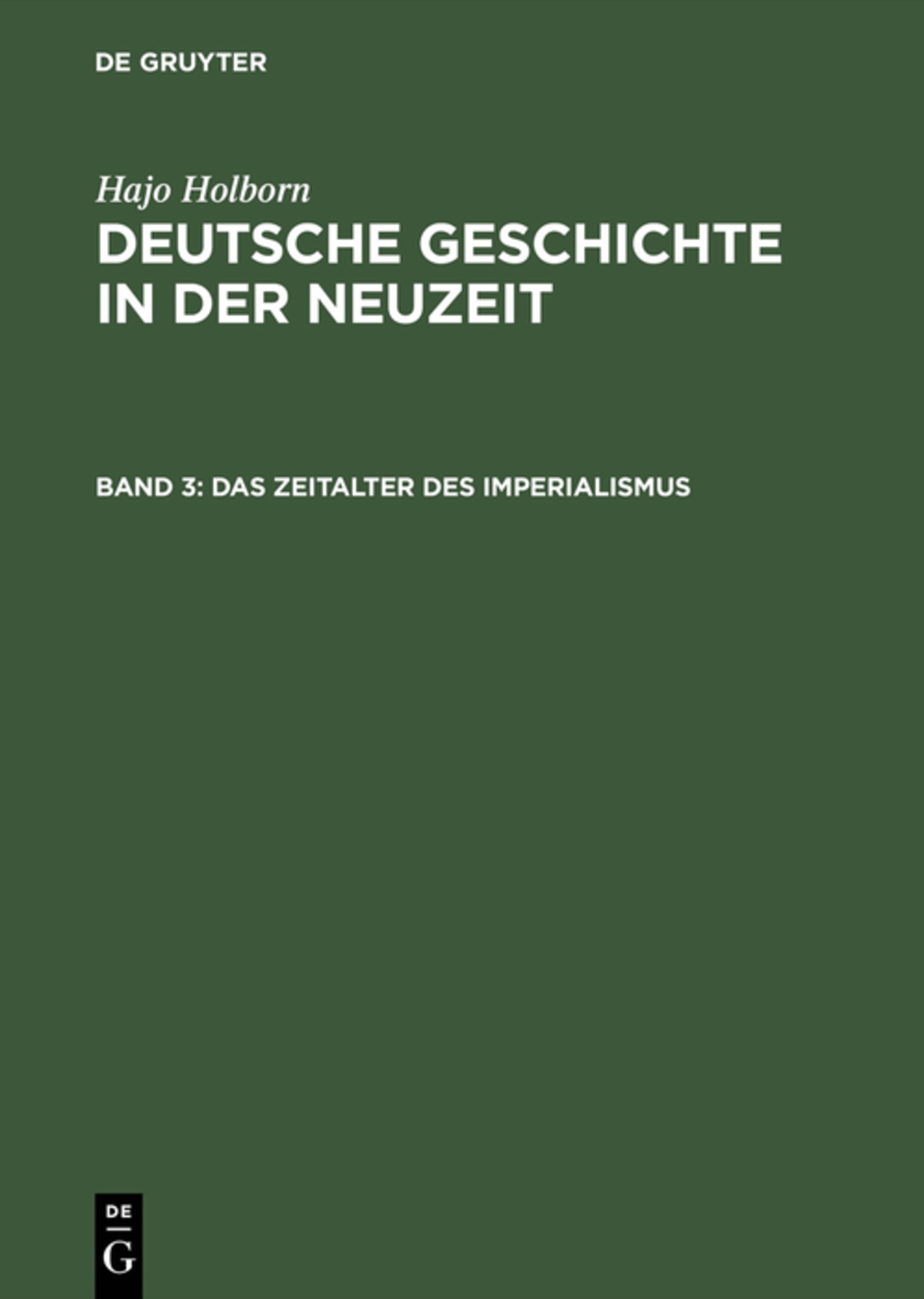 Das Zeitalter des Imperialismus