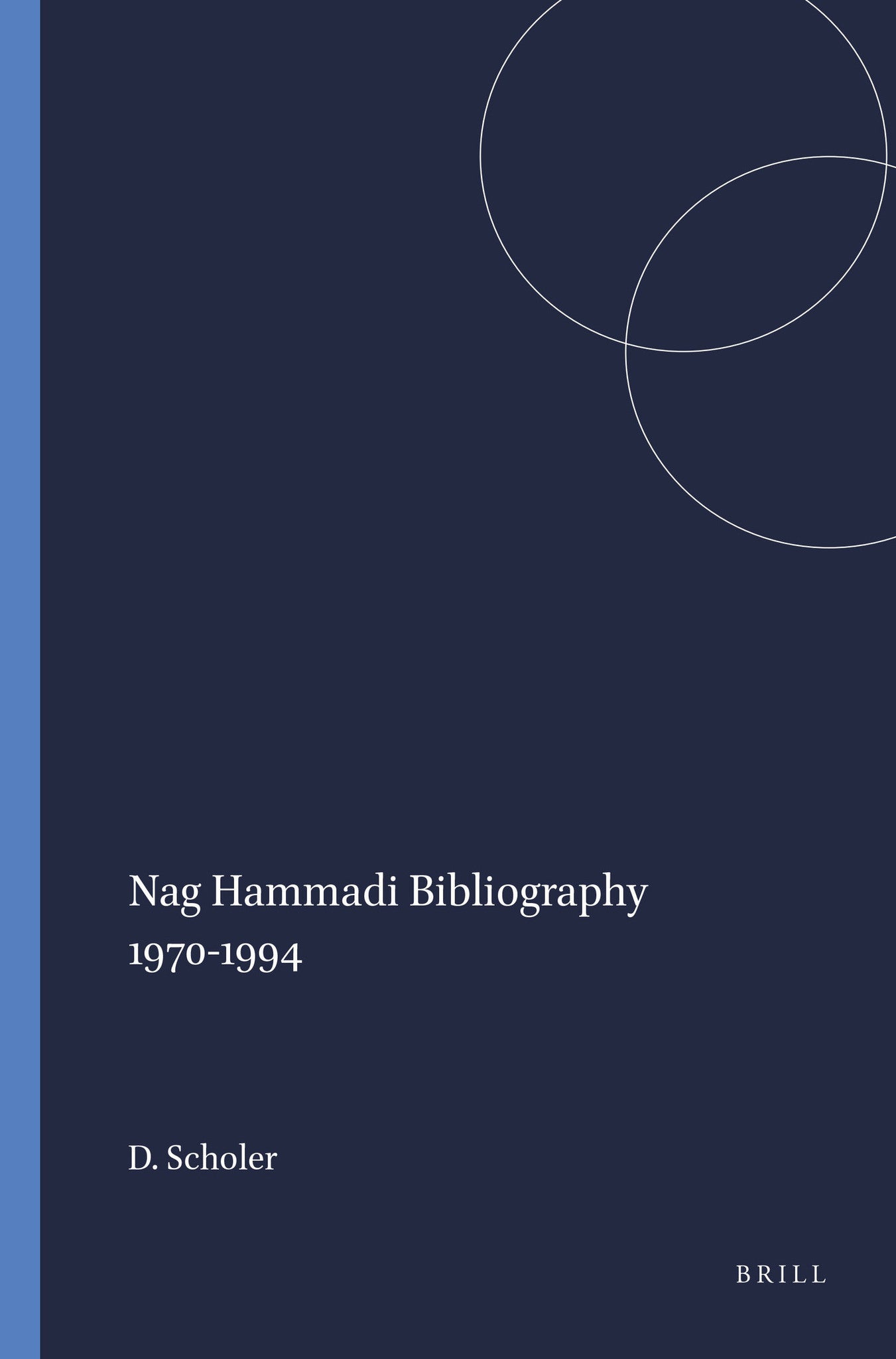 Nag Hammadi Bibliography 1970-1994
