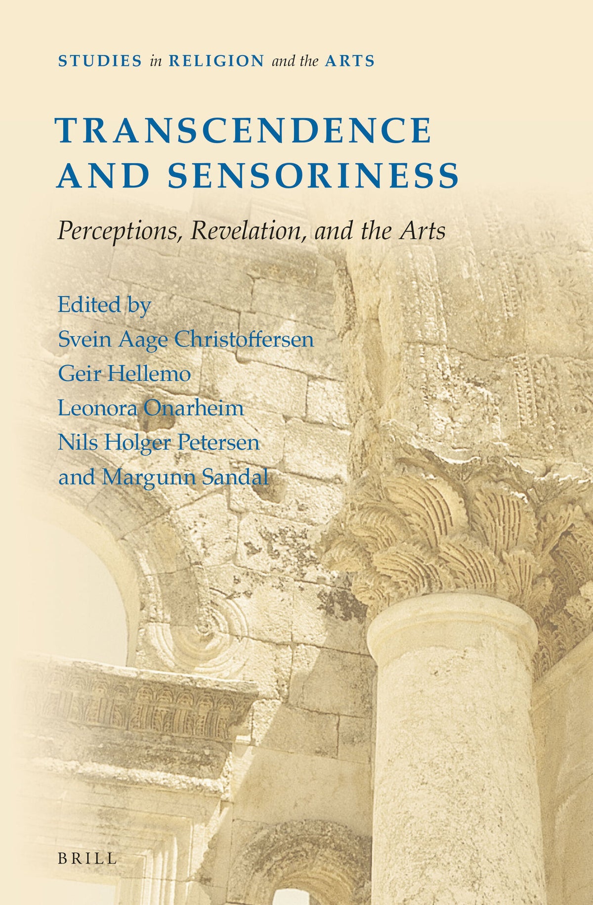 Cover image for Transcendence and Sensoriness ISBN 9789004274525