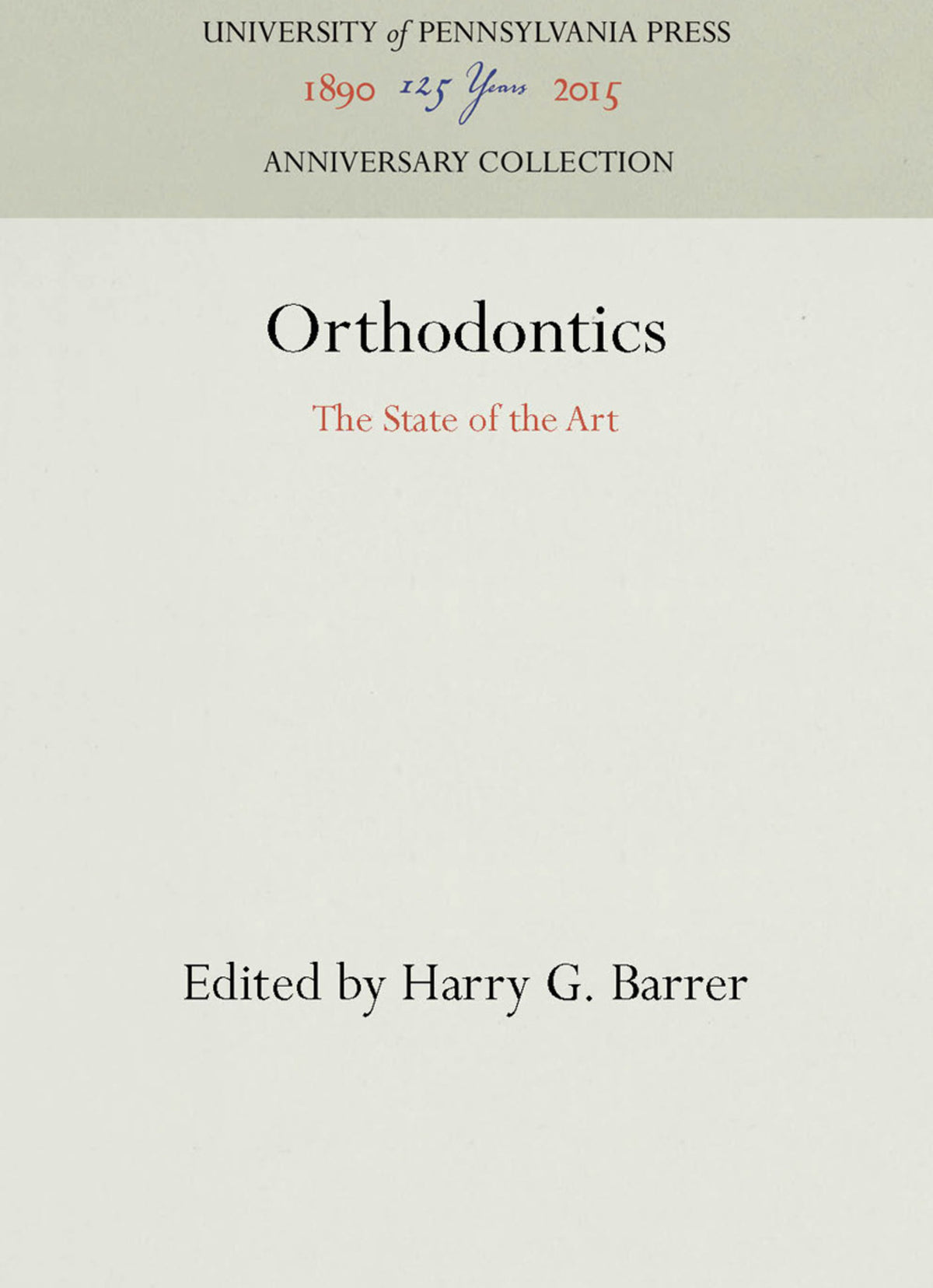Cover image for Orthodontics ISBN 9780812277678