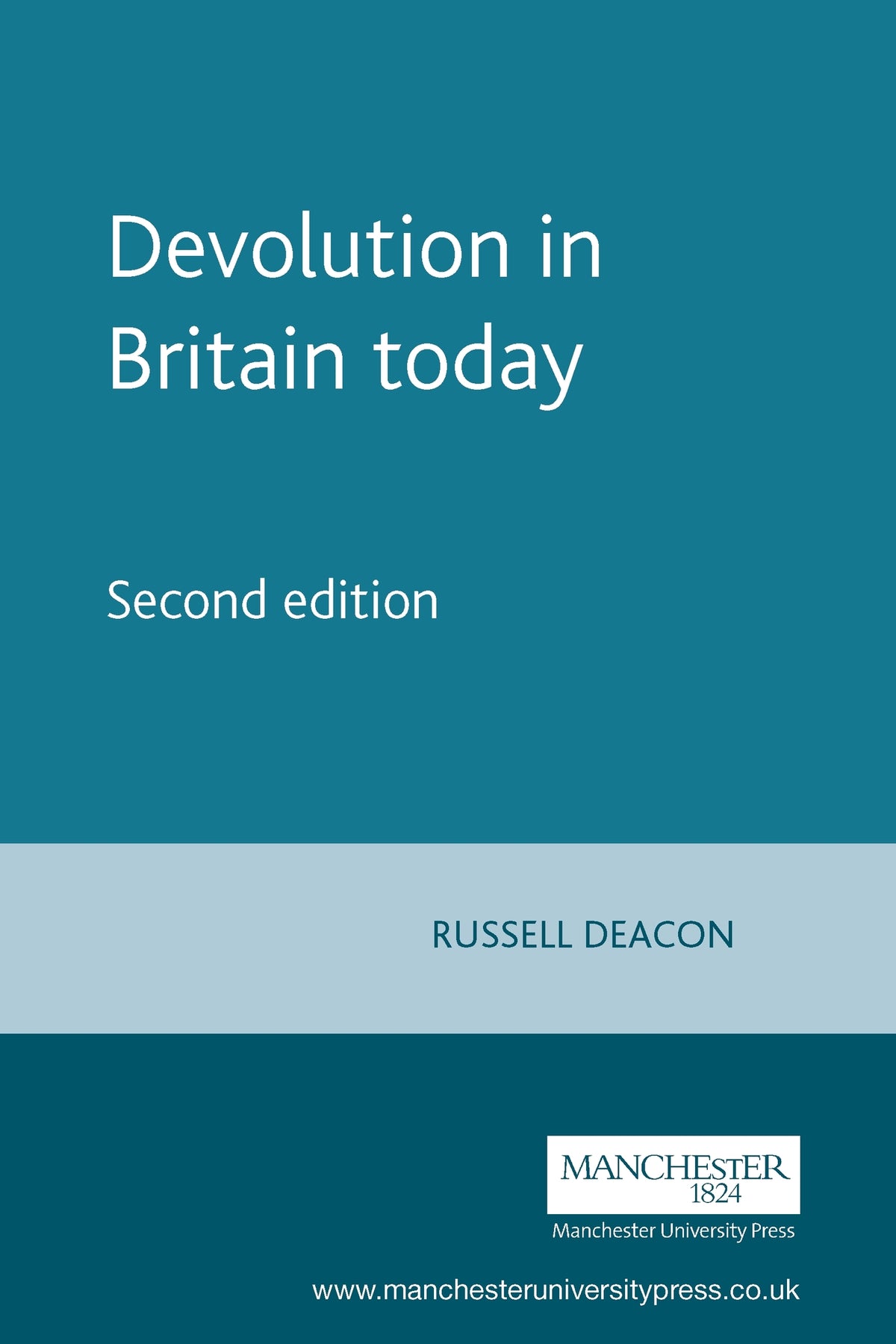 Cover image for Devolution in Britain today ISBN 9780719075278