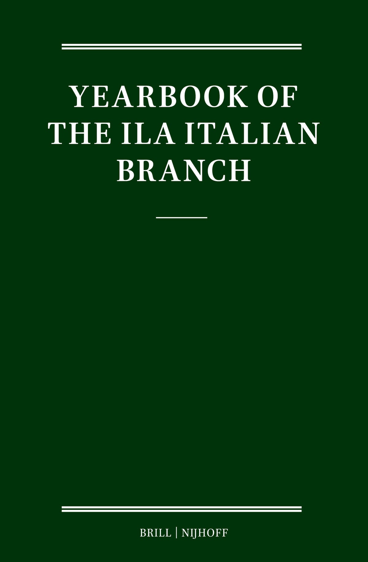 Yearbook of the ILA Italian Branch