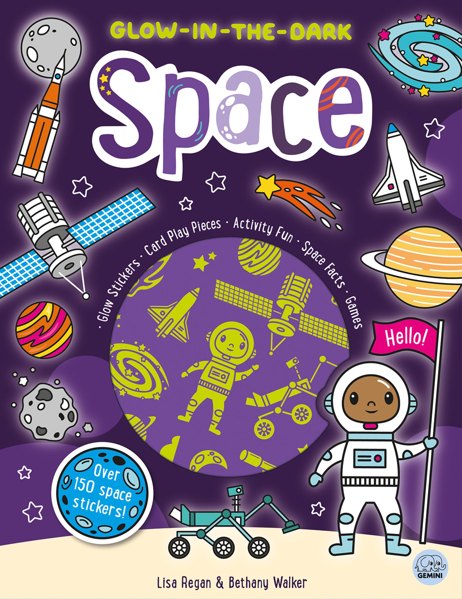 Glow-in-the-Dark Space Sticker Activity