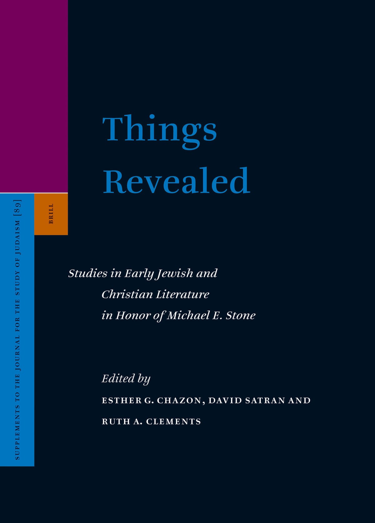 Cover image for Things Revealed ISBN 9789004138858
