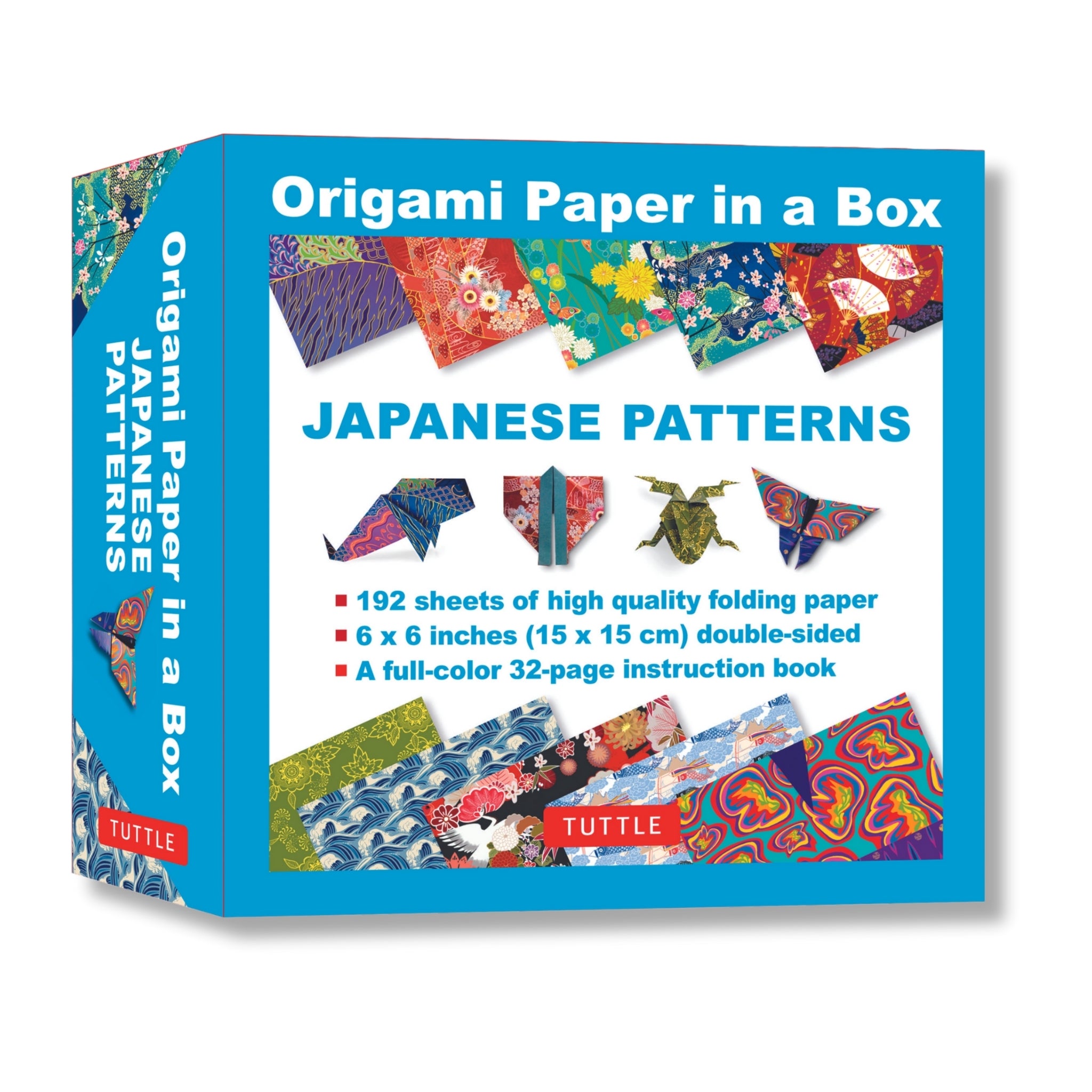 Cover image for Origami Paper in a Box - Japanese Patterns ISBN 9780804857154