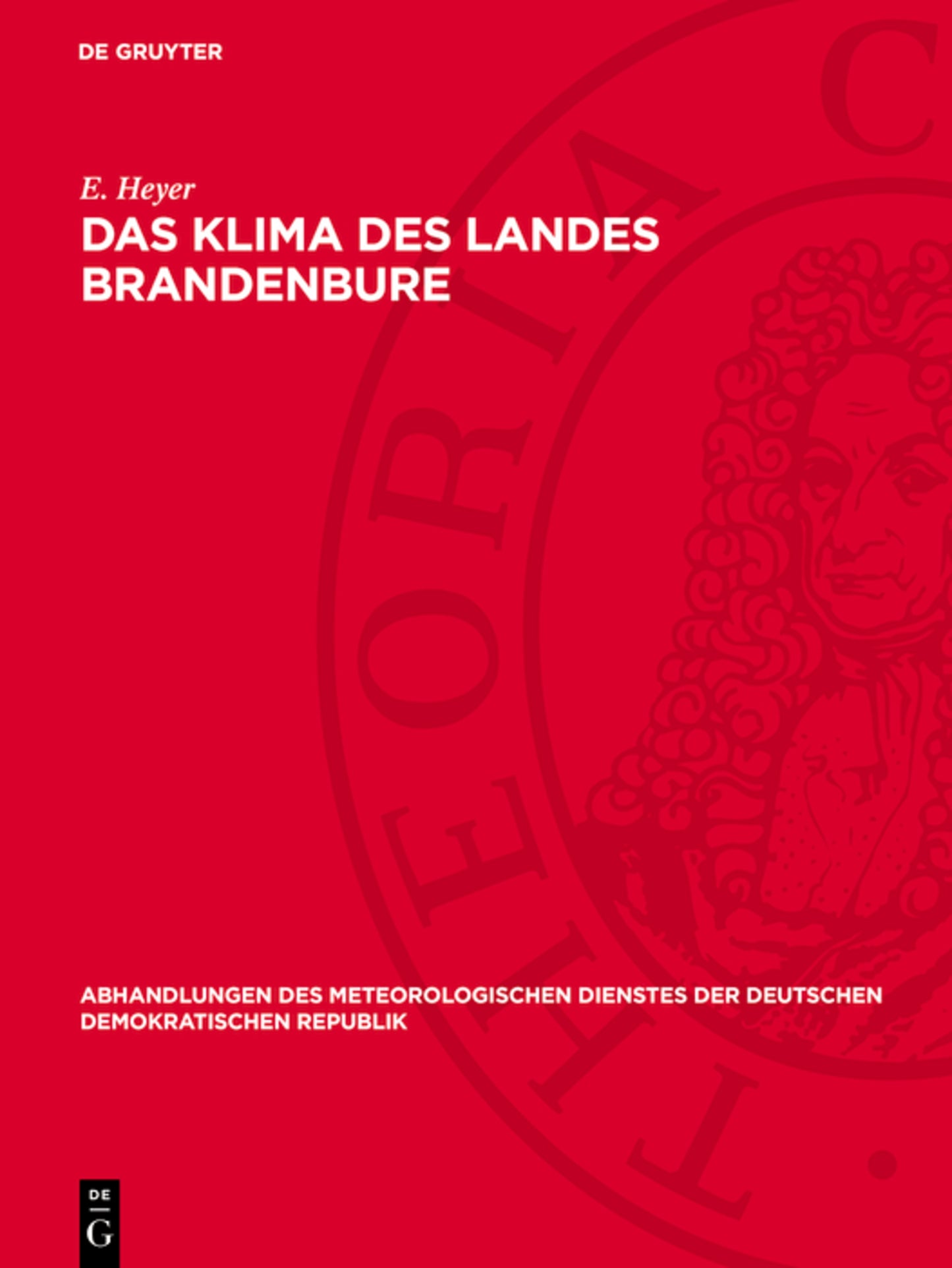 Das Klima des Landes Brandenbure