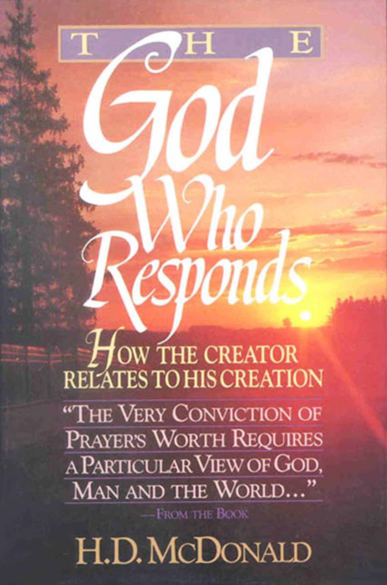 Cover image for The God Who Responds ISBN 9780227678923