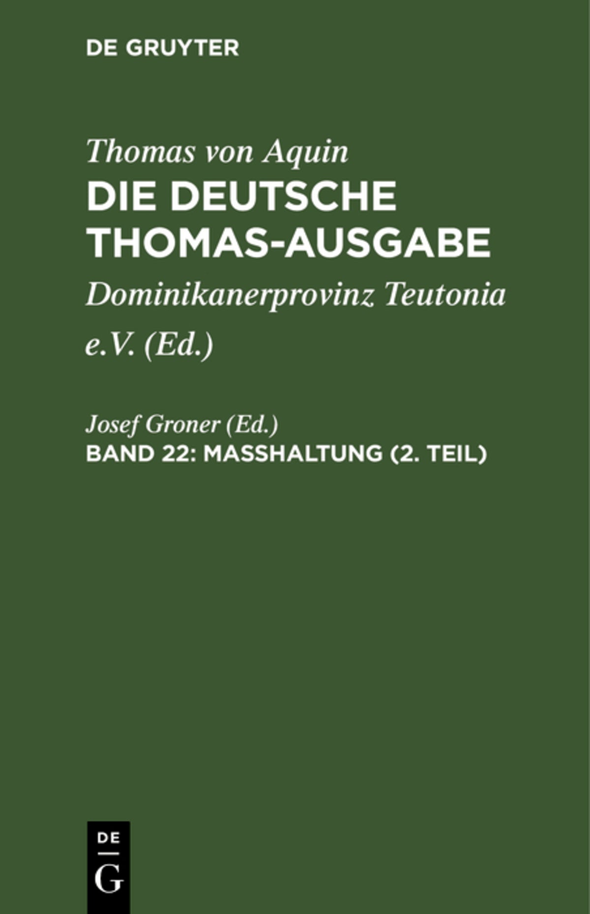 Masshaltung (2. Teil)
