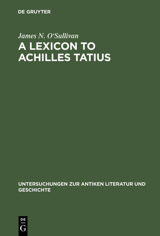 A Lexicon to Achilles Tatius