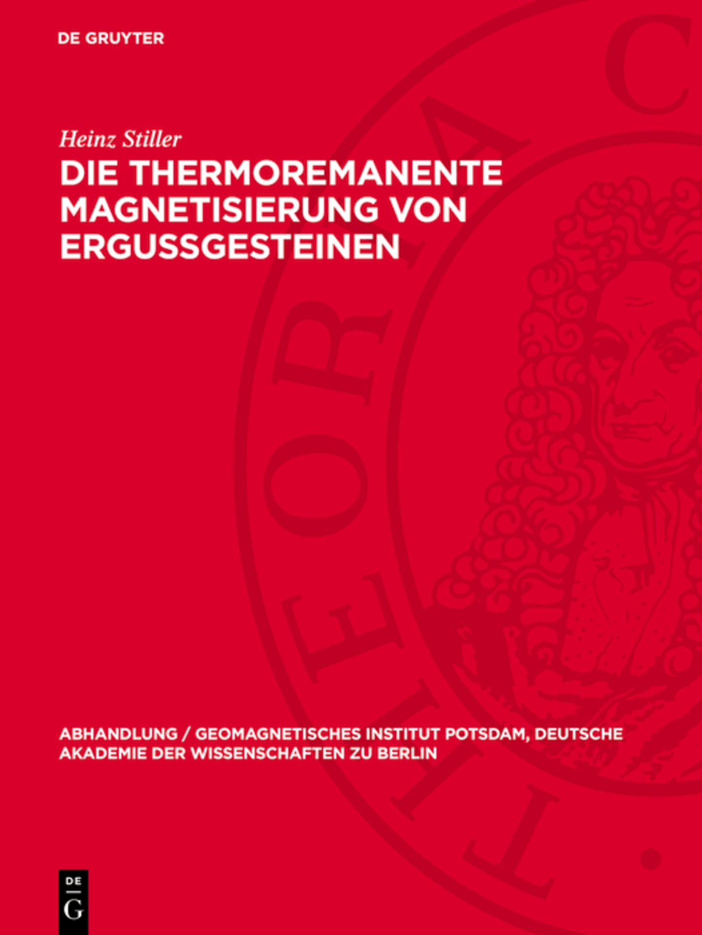 Die thermoremanente Magnetisierung von Ergussgesteinen