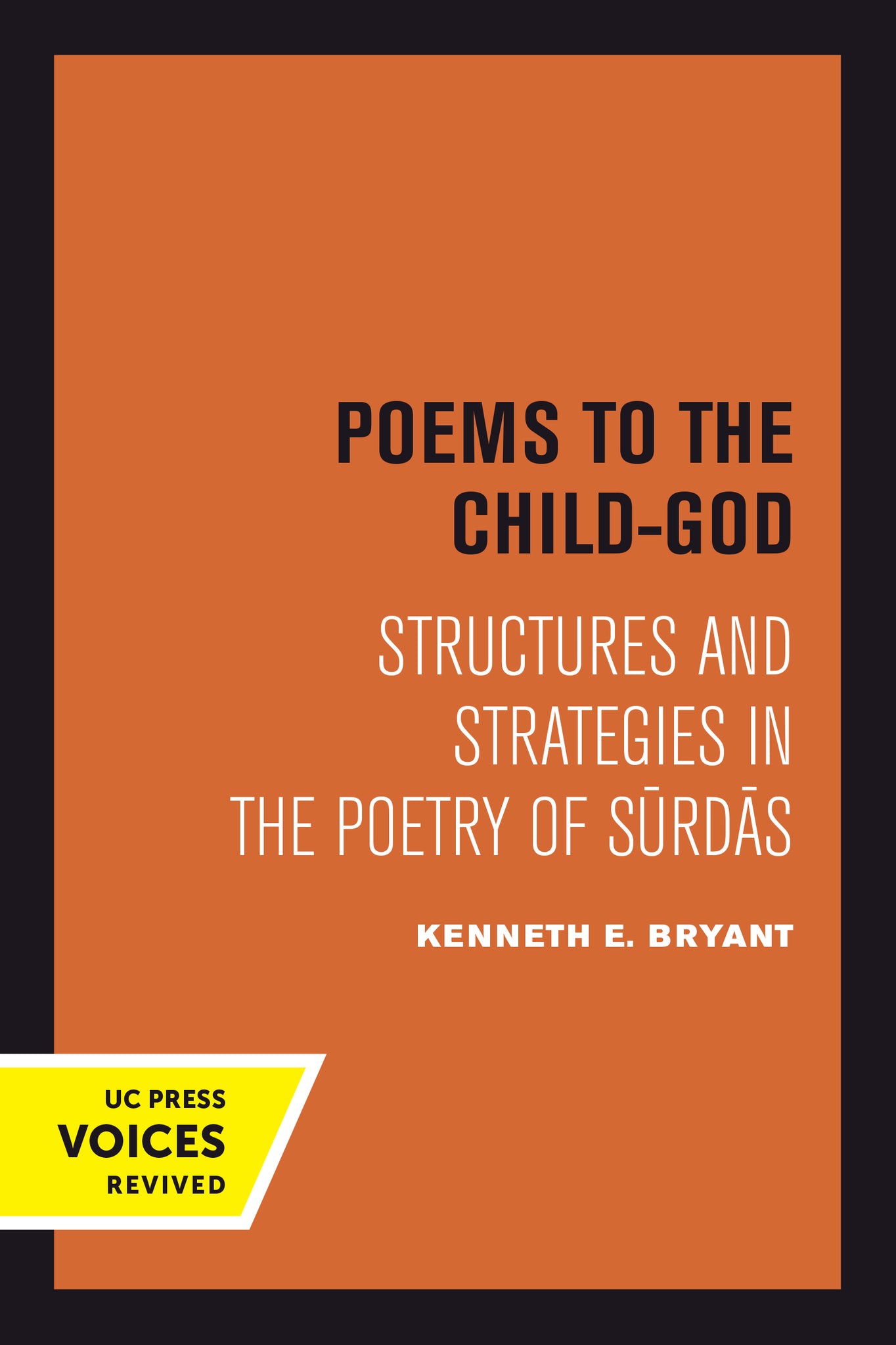Cover image for Poems to the Child-God ISBN 9780520378285