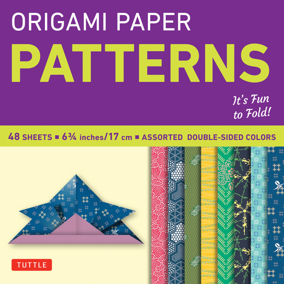 Cover image for Origami Paper - Patterns - Small 6 3/4" - 49 Sheets ISBN 9780804835251