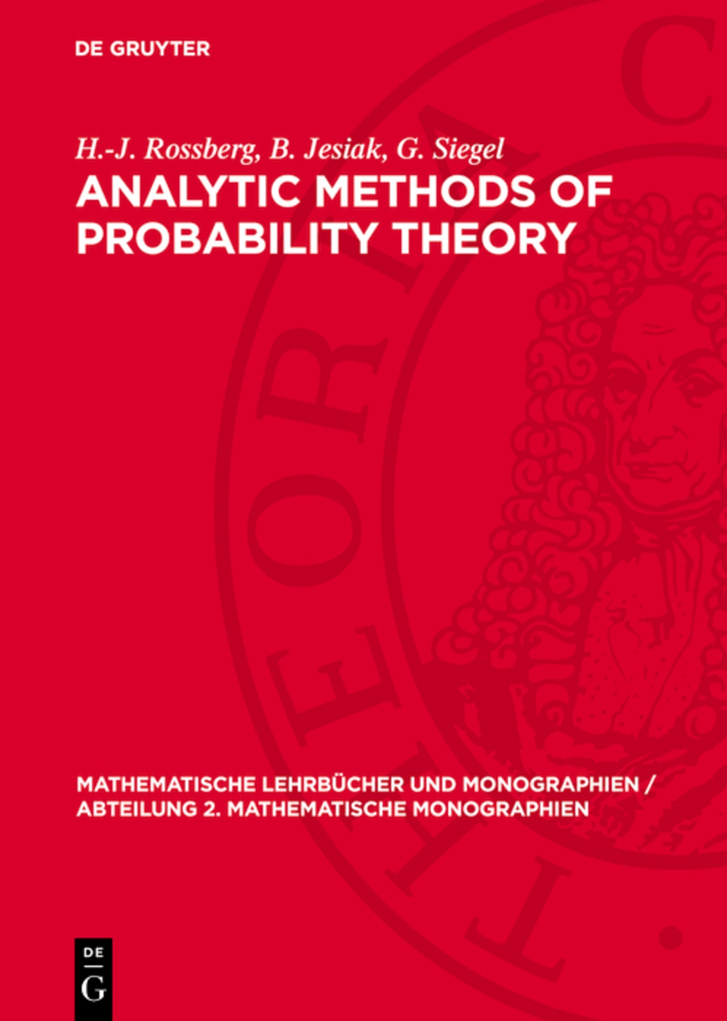 Analytic Methods of Probability Theory