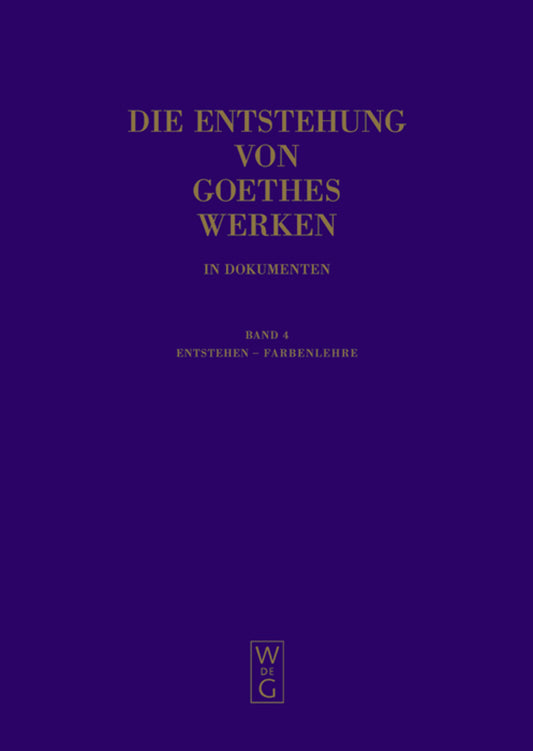 Entstehen - Farbenlehre