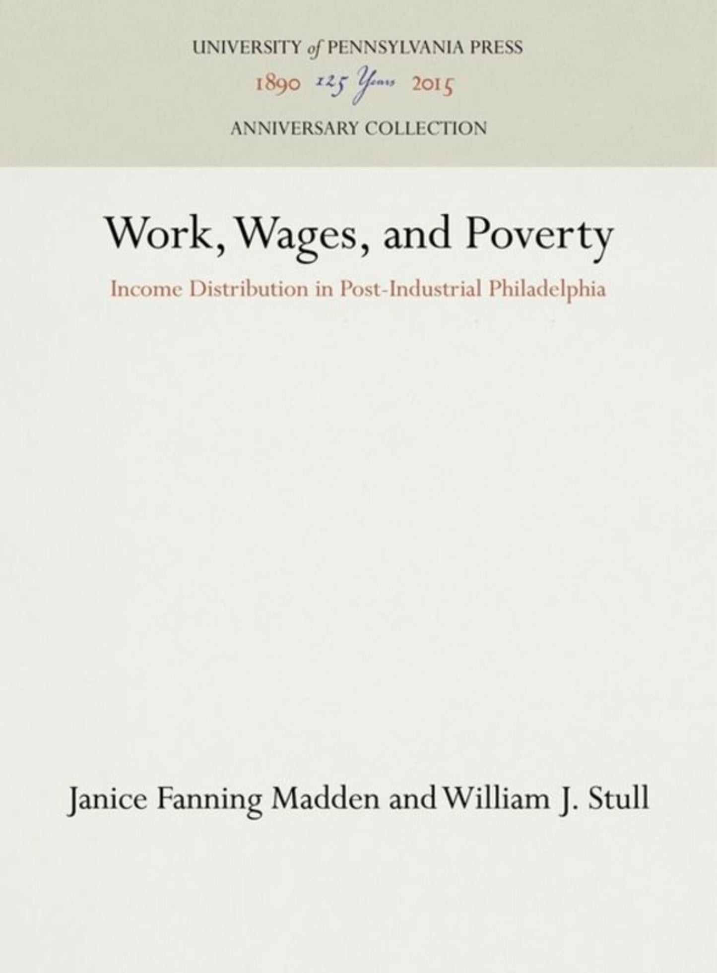 Work, Wages, and Poverty