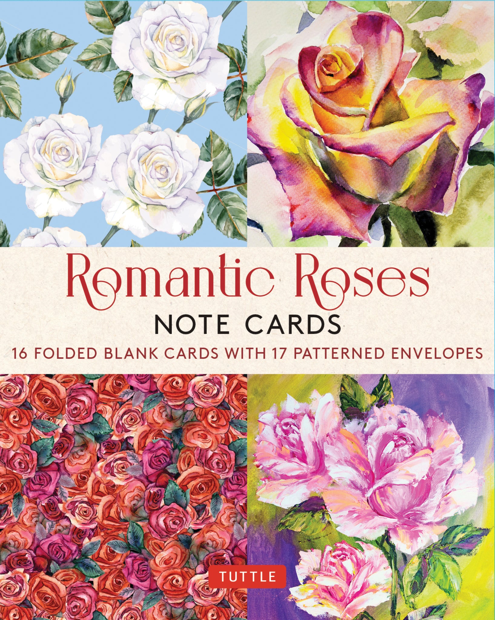 Cover image for Romantic Roses, 16 Note Cards ISBN 9780804856829