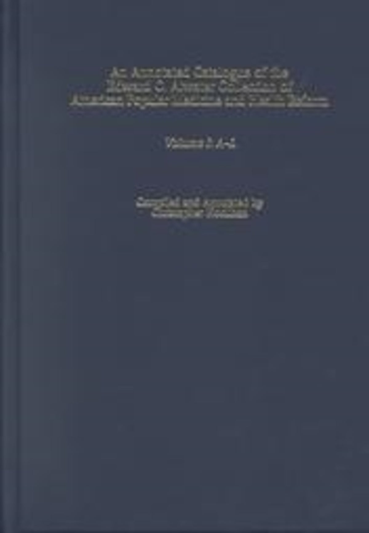 An Annotated Catalogue of the Edward C. Atwater Collection of American Popular Medicine and Health Reform