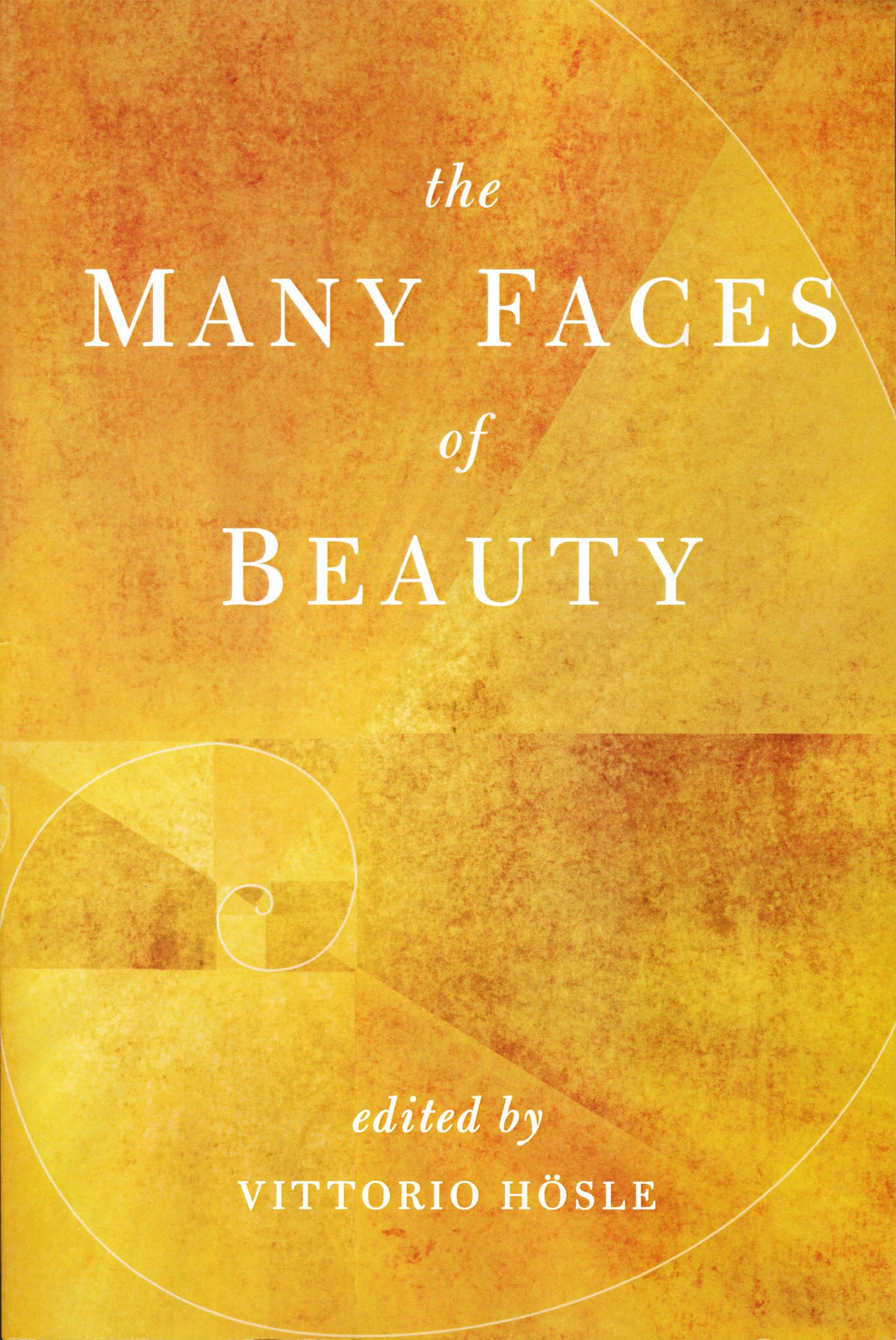 Cover image for Many Faces of Beauty ISBN 9780268206420