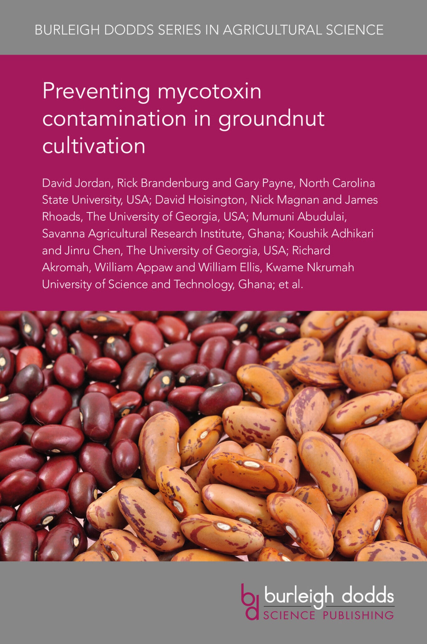 Cover image for Preventing mycotoxin contamination in groundnut cultivation ISBN 9781838794156