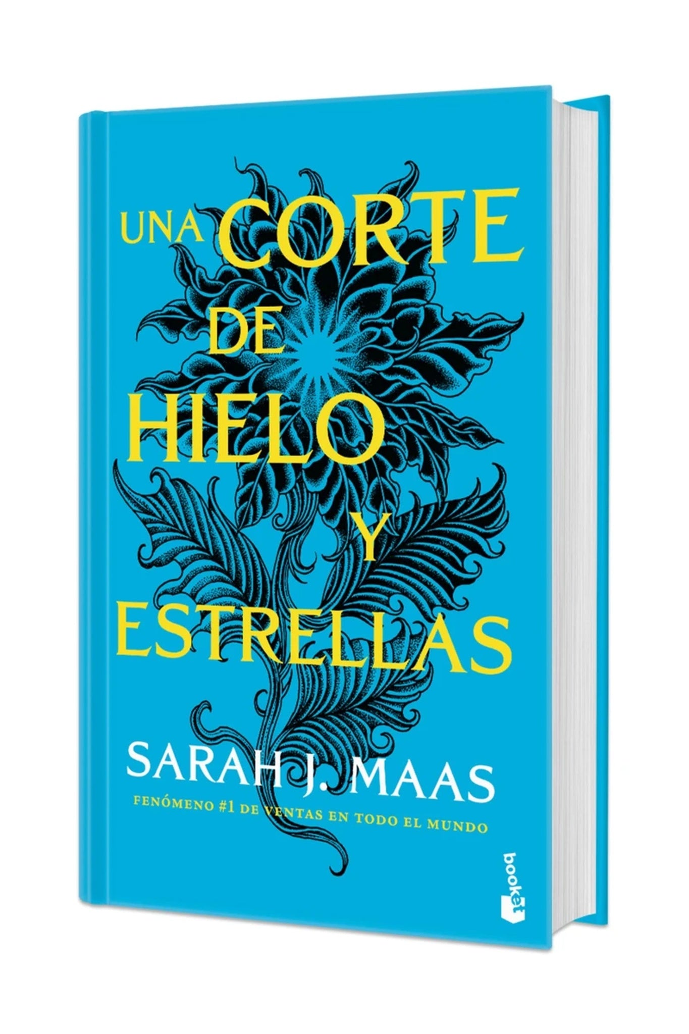 Cover image for Una corte de hielo y estrellas. Edición Tapa Dura /  A Court of Frost and Starlight ISBN 9786073945882