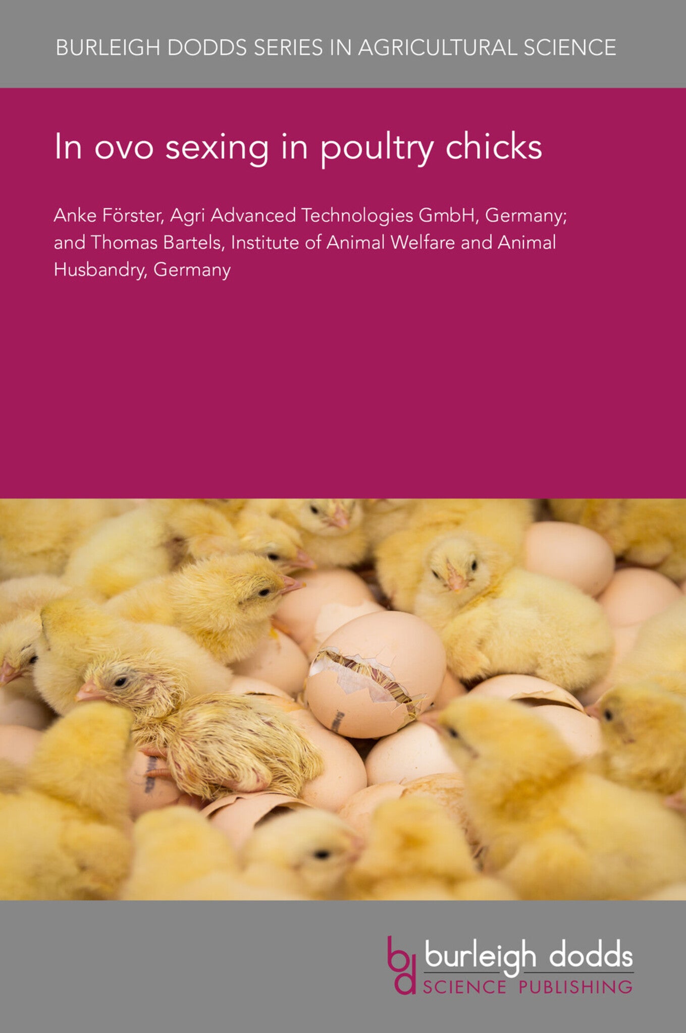 Cover image for In ovo sexing in poultry chicks ISBN 9781801468664