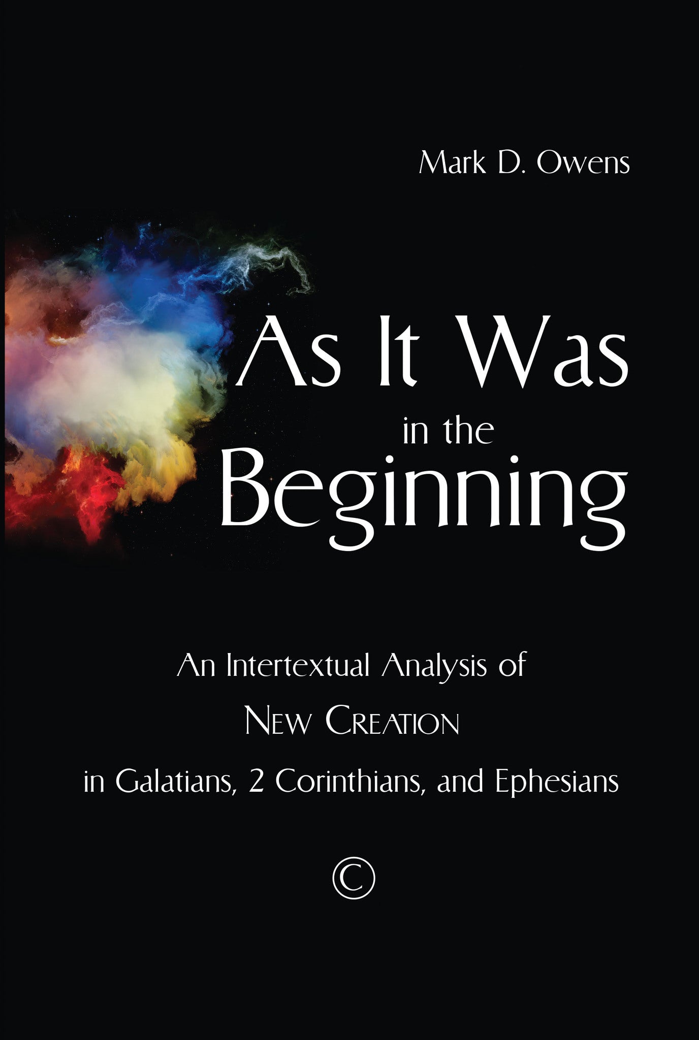 As it Was in the Beginning