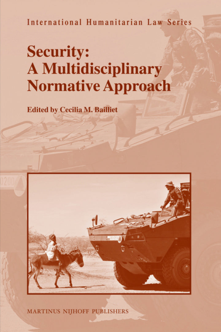 Cover image for Security: A Multidisciplinary Normative Approach ISBN 9789004172968