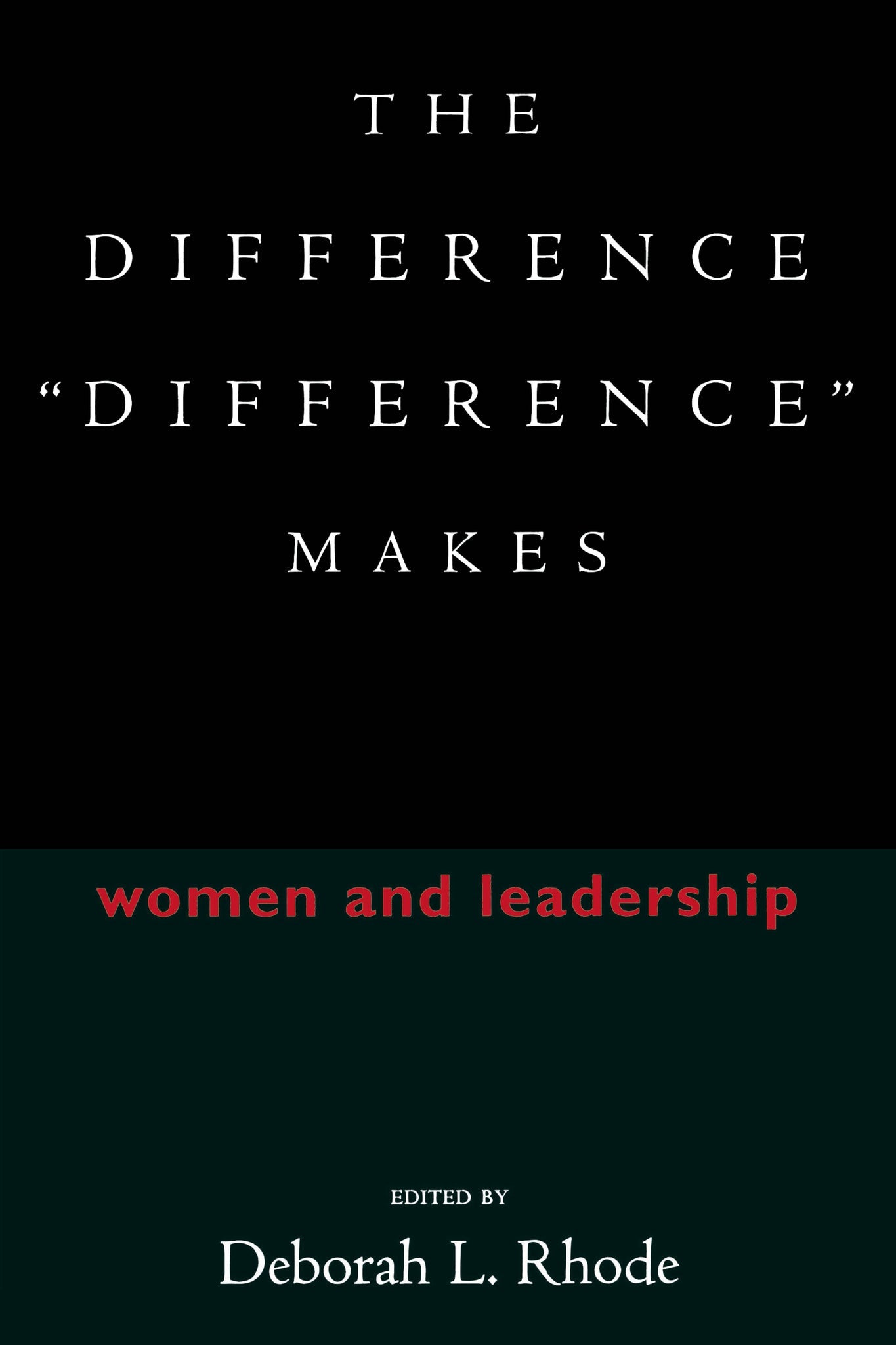 Cover image for The Difference “Difference” Makes ISBN 9780804746342