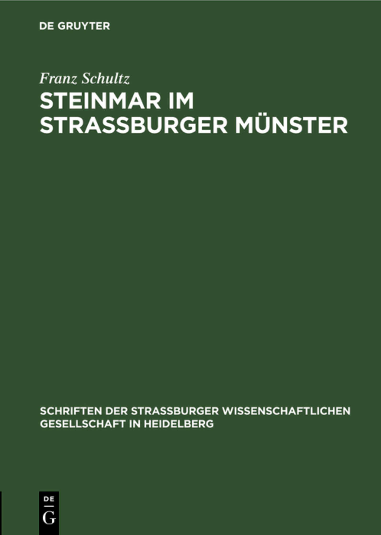 Steinmar im Straßburger Münster