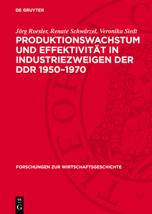 Produktionswachstum und Effektivität in Industriezweigen der DDR 1950–1970