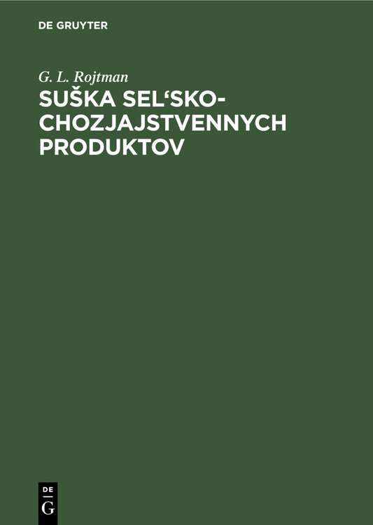 Suška sel'sko-chozjajstvennych produktov