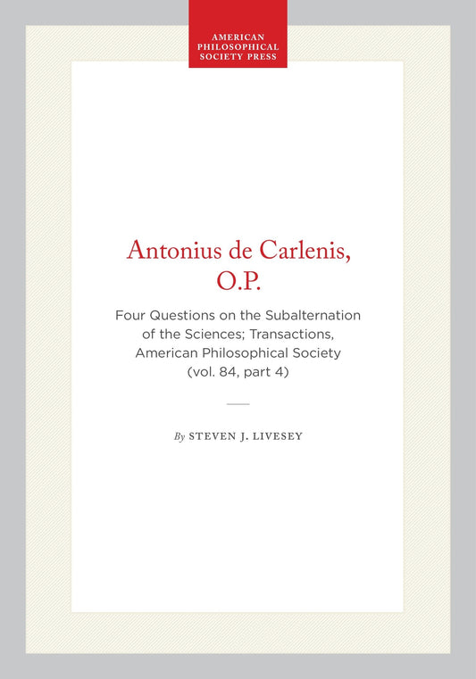 Antonius de Carlenis, O.P.