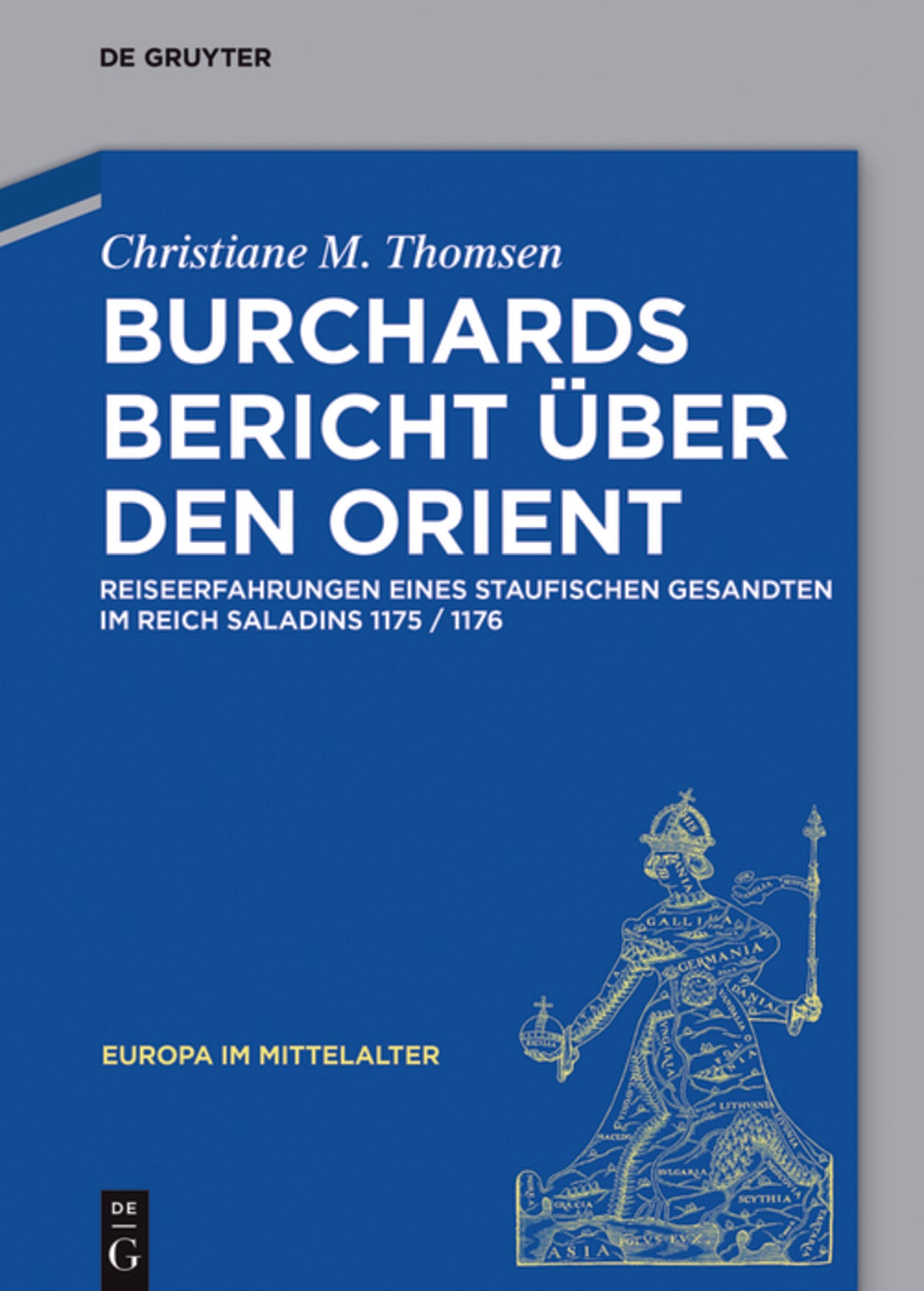 Cover image for Burchards Bericht über den Orient ISBN 9783110553550