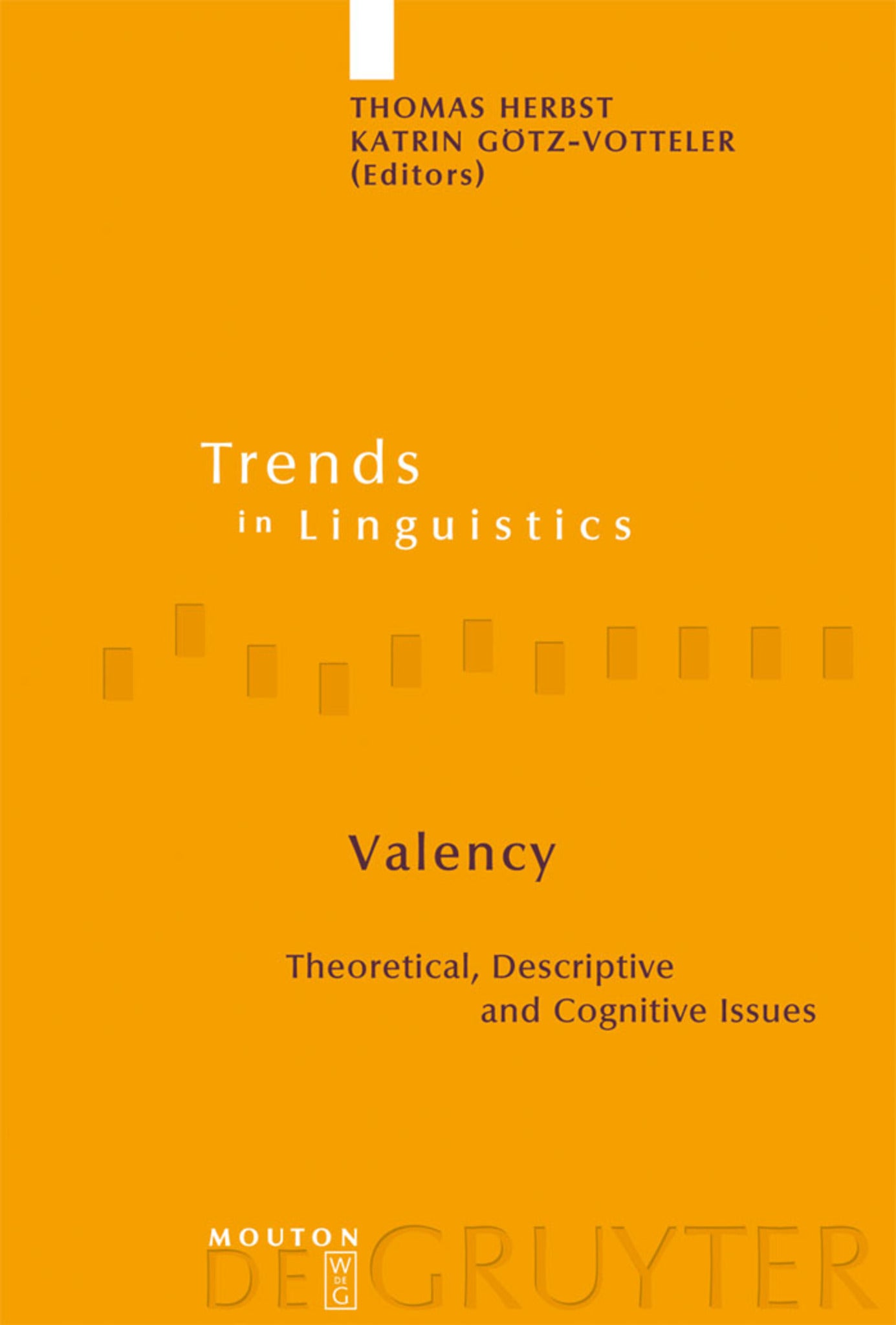 Cover image for Valency ISBN 9783110195736