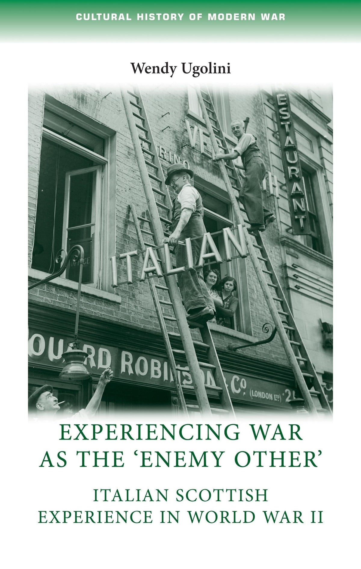Cover image for Experiencing war as the 'enemy other' ISBN 9780719096907