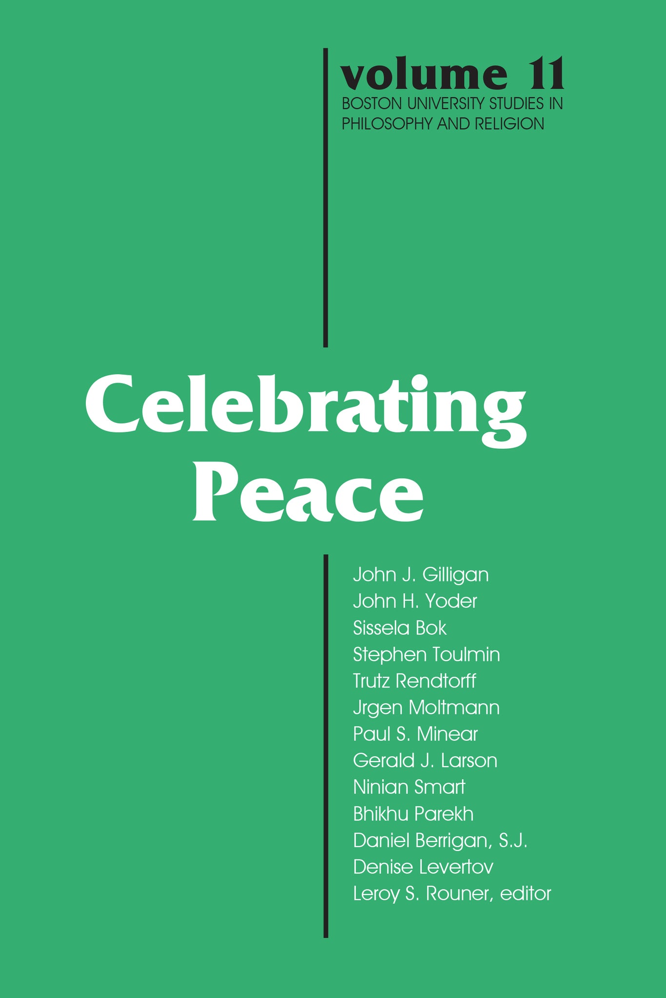 Cover image for Celebrating Peace ISBN 9780268007799