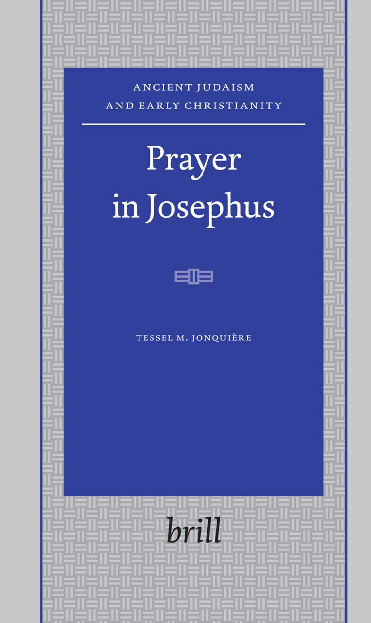 Cover image for Prayer in Josephus ISBN 9789004158238