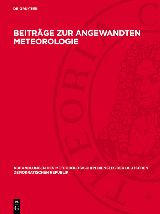 Beiträge zur angewandten Meteorologie