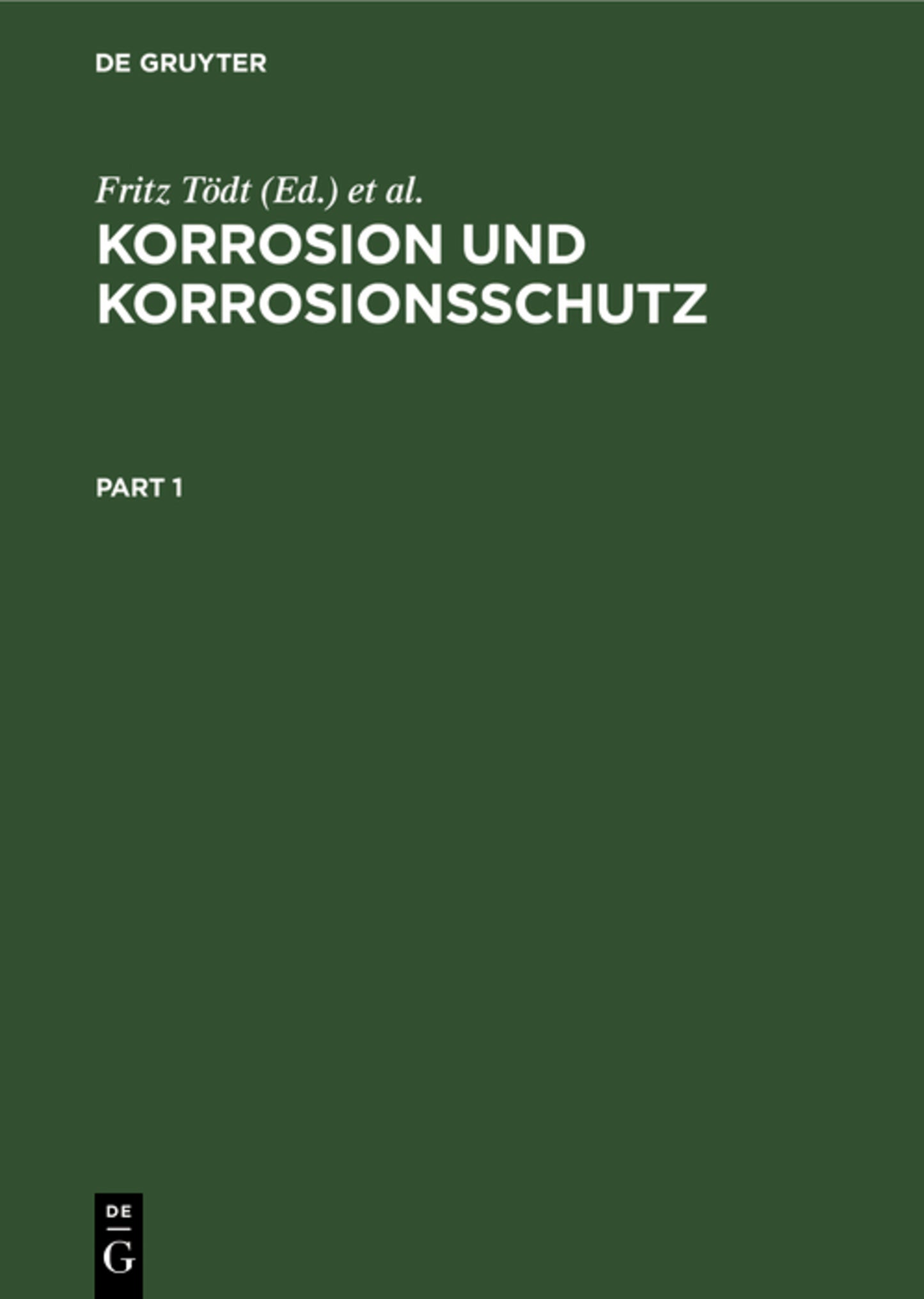 Korrosion und Korrosionsschutz